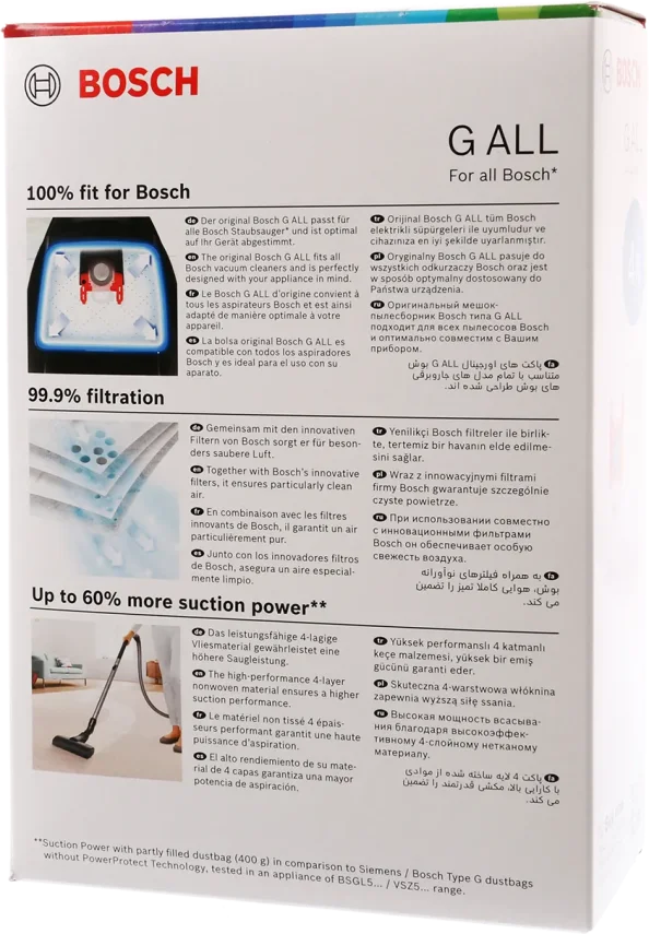 BOSCH BBZ41FGALL Elektrikli Süpürgeler için Toz Torbası ( G Tip) - 2
