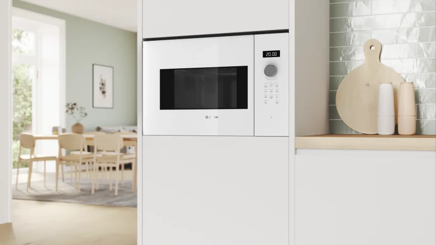 BOSCH BFL524MW2 Serie 4 Ankastre Mikrodalga Beyaz - 5