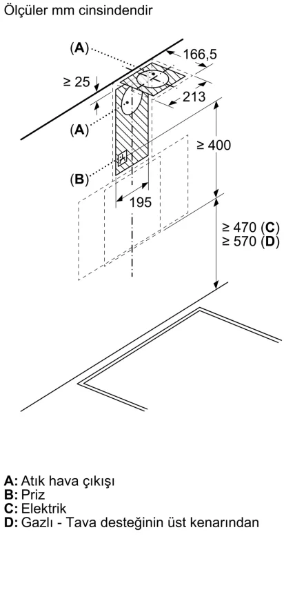 BOSCH DWK64PJ20T Serie 2 Duvar Tipi Davlumbaz 60 cm Beyaz - 9