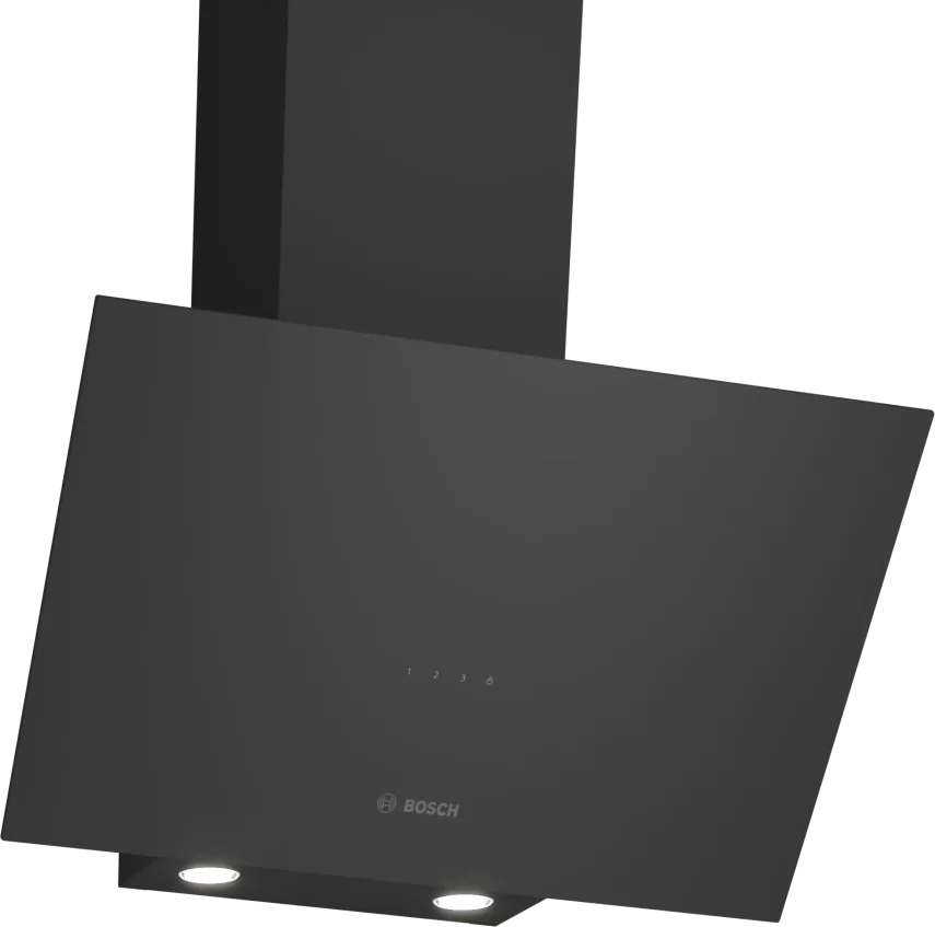 BOSCH DWK64PJ60T Serie 2 Duvar Tipi Davlumbaz 60 cm Siyah - 1