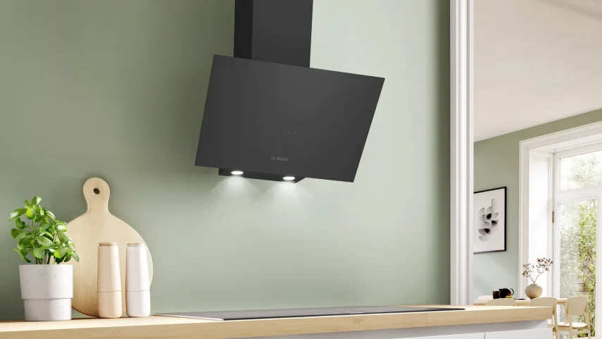 BOSCH DWK64PJ60T Serie 2 Duvar Tipi Davlumbaz 60 cm Siyah - 2