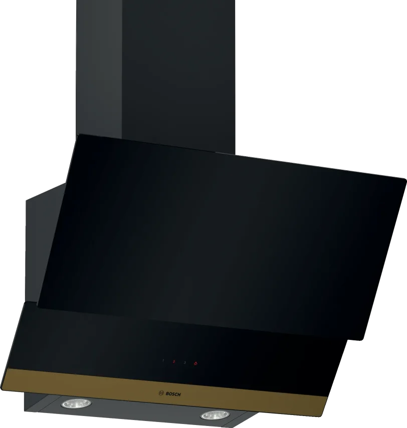 BOSCH DWK65AJ91R Serie 4 Duvar Tipi Davlumbaz 60 cm NeoKlasik Düz Siyah - 1