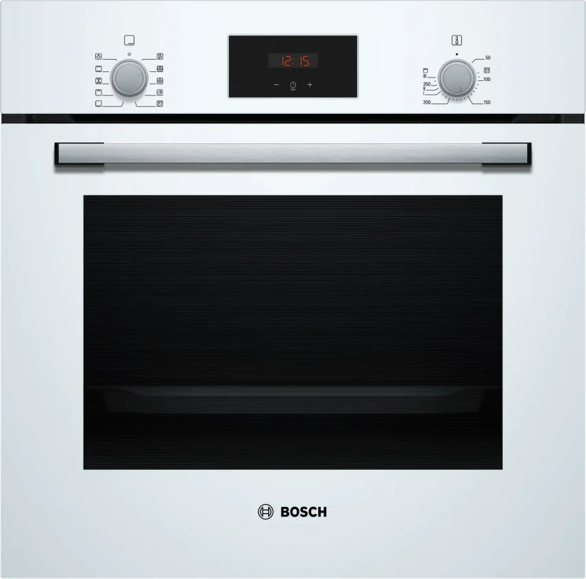BOSCH HBF512BW1T Serie 2 Ankastre Fırın 60 x 60 cm Beyaz - 1