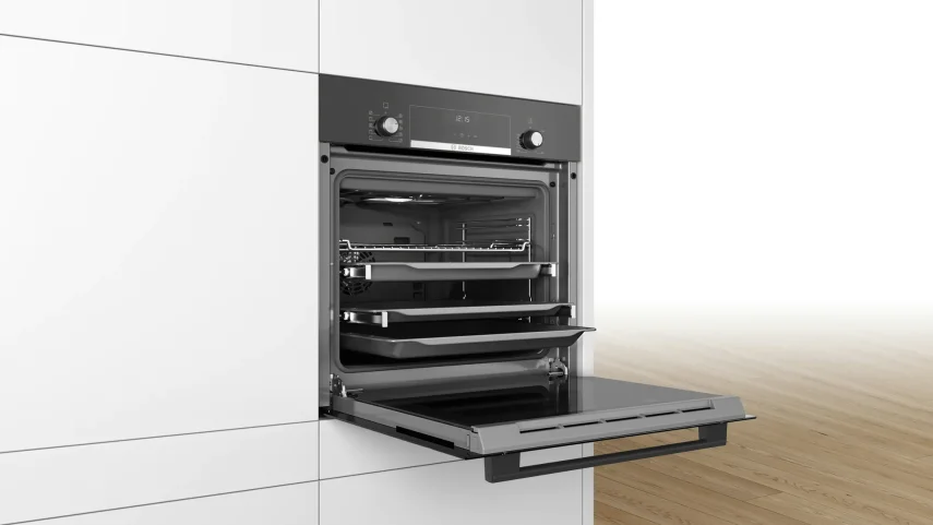 BOSCH HBJ558YB5T Serie 6 Ankastre Fırın 60 x 60 cm Siyah - 4