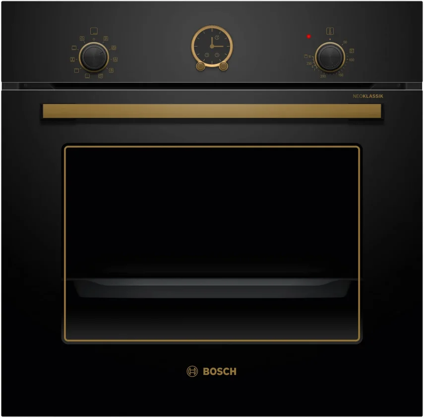 BOSCH HBJN10YB2R Serie 4 Ankastre Fırın 60 x 60 cm NeoKlasik, Siyah - 1