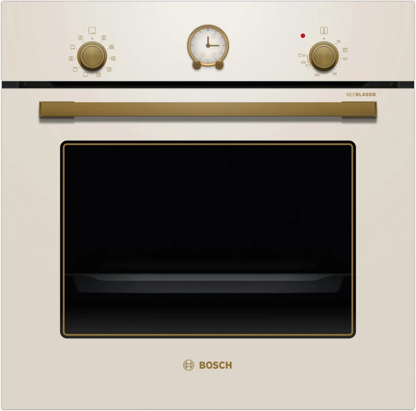 BOSCH HBJN10YW0R Serie 4 Ankastre Fırın 60 x 60 cm NeoKlasik, İnci beyazı - 1