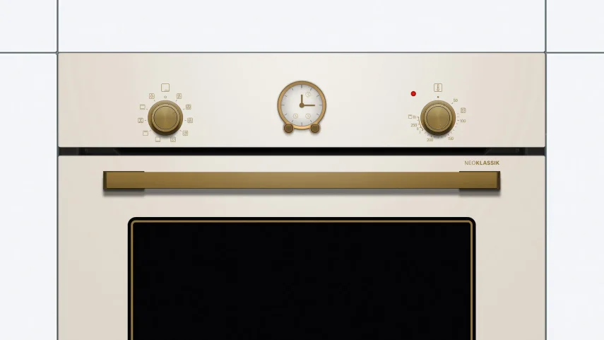 BOSCH HBJN10YW0R Serie 4 Ankastre Fırın 60 x 60 cm NeoKlasik, İnci beyazı - 2