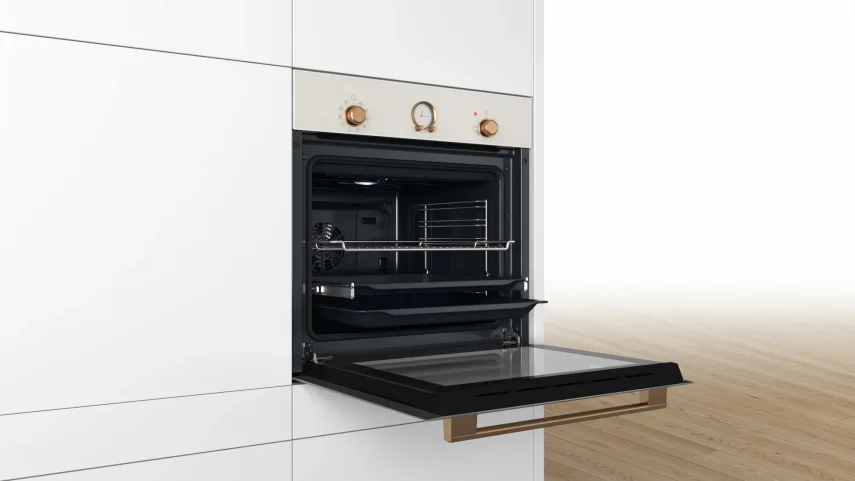 BOSCH HBJN10YW0R Serie 4 Ankastre Fırın 60 x 60 cm NeoKlasik, İnci beyazı - 4