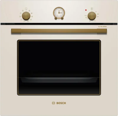 BOSCH HBJN10YW0R Serie 4 Ankastre Fırın 60 x 60 cm NeoKlasik, İnci beyazı - 1