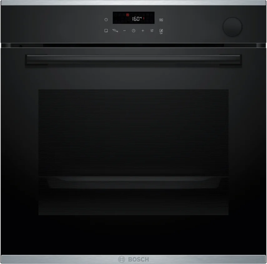 BOSCH HRG232EB3 Series 4 Buhar Destekli Ankastre Fırın 60 x 60 cm Siyah - 1