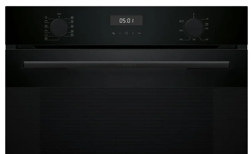 BOSCH HUA717BA0T Serie 4 Buhar Destekli Ankastre Fırın 60 x 60 cm Siyah - 2