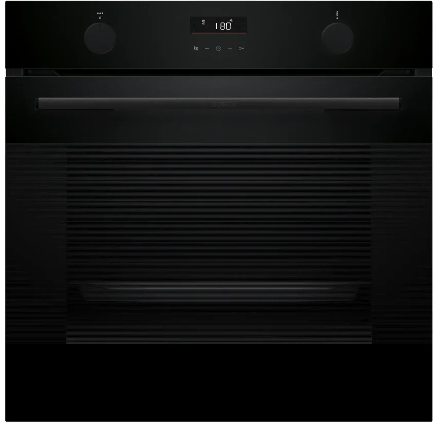 BOSCH HUA736EA0T Serie 4 Buhar Destekli Ankastre Fırın 60 x 60 cm Siyah - 1