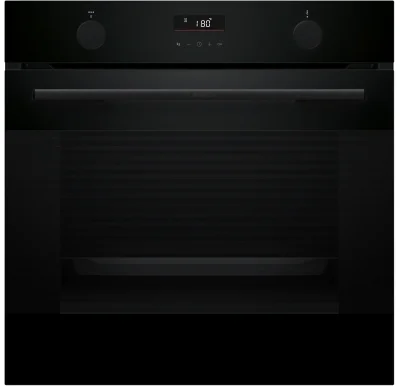 BOSCH HUA736EA0T Serie 4 Buhar Destekli Ankastre Fırın 60 x 60 cm Siyah - 1