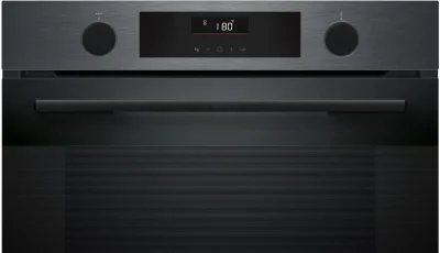 BOSCH HUA736EG0T Serie 4 Buhar Destekli Ankastre Fırın 60 x 60 cm Siyah Inox - 2