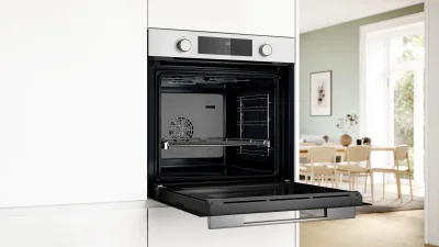 BOSCH HUA736EN0T Serie 4 Buhar Destekli Ankastre Fırın 60 x 60 cm Antrasit - 4