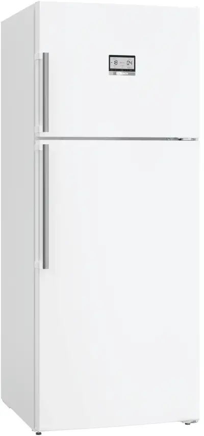 BOSCH KDN76AWE0N Serie 6 Üstten Donduruculu No-Frost Buzdolabı 186 x 75 cm Beyaz - 1