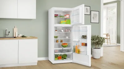 BOSCH KDN76XWE1N Serie 4 Üstten Donduruculu No-Frost Buzdolabı 186 x 75 cm Beyaz - 3