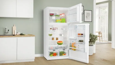 BOSCH KDN86AWE1N Serie 6 Üstten Donduruculu No-Frost Buzdolabı 186 x 86 cm Beyaz - 3