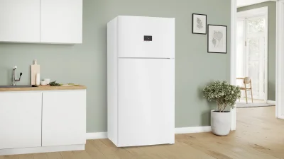 BOSCH KDN86XWE1N Serie 4 Üstten Donduruculu No-Frost Buzdolabı 186 x 86 cm Beyaz - 2