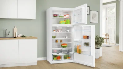 BOSCH KDN86XWE1N Serie 4 Üstten Donduruculu No-Frost Buzdolabı 186 x 86 cm Beyaz - 3