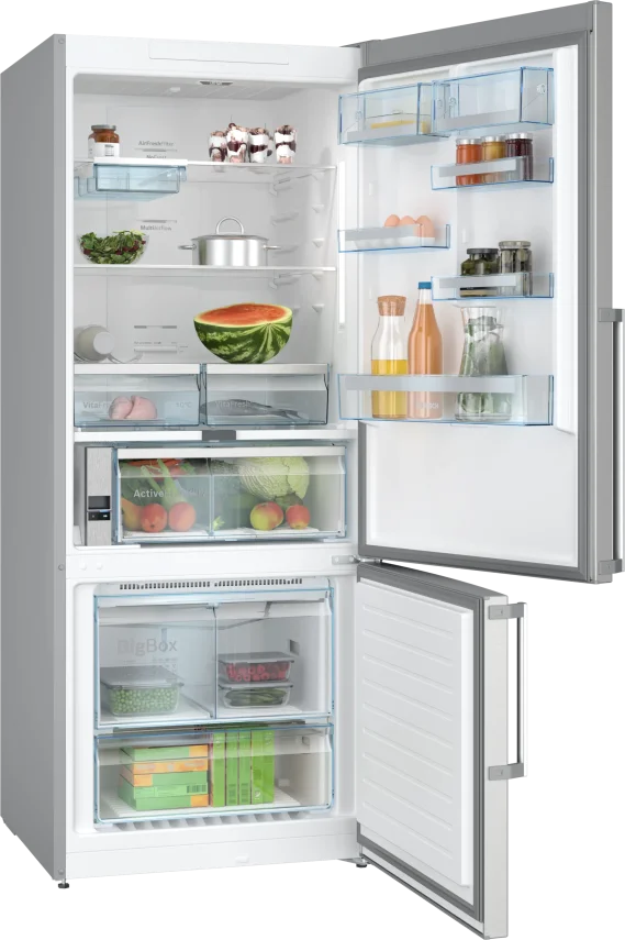BOSCH KGA76PIE0N Serie 8 Alttan Donduruculu No-Frost Buzdolabı 186 x 75 cm Inox - 2