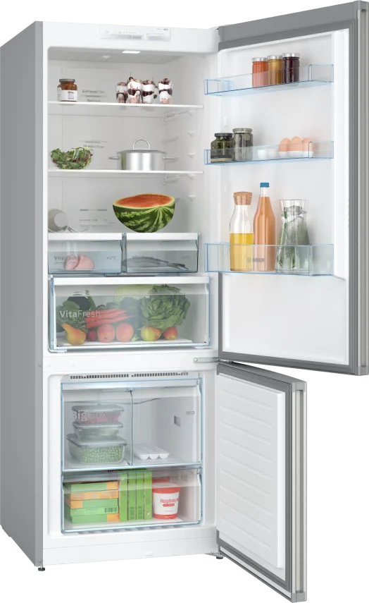 BOSCH KGN55VIE0N Serie 4 Alttan Donduruculu No-Frost Buzdolabı 186 x 70 cm Inox - 2