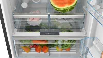 BOSCH KGN76CXE0N Serie 6 Alttan Donduruculu No-Frost Buzdolabı 186 x 75 cm Siyah Inox - 5