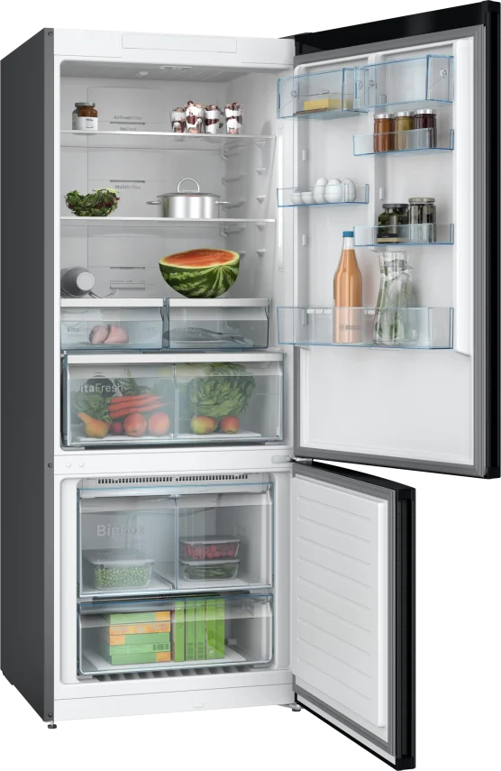 BOSCH KGN76CXE0N Serie 6 Alttan Donduruculu No-Frost Buzdolabı 186 x 75 cm Siyah Inox - 2