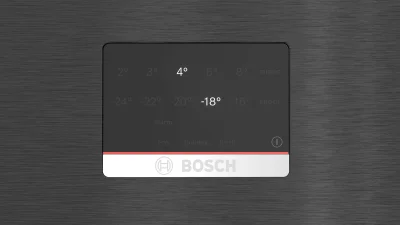 BOSCH KGN76CXE0N Serie 6 Alttan Donduruculu No-Frost Buzdolabı 186 x 75 cm Siyah Inox - 3