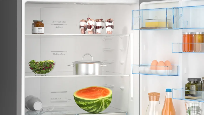 BOSCH KGN76CXE0N Serie 6 Alttan Donduruculu No-Frost Buzdolabı 186 x 75 cm Siyah Inox - 4