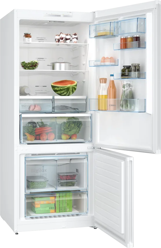 BOSCH KGN76VWE0N Serie 4 Alttan Donduruculu No-Frost Buzdolabı 186 x 75 cm Beyaz - 2