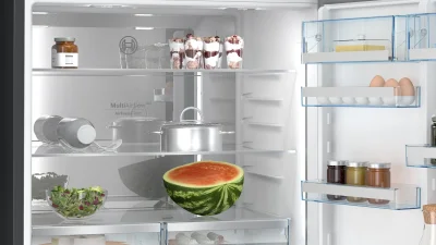 BOSCH KGP86AXB0N Serie 8 Alttan Donduruculu No-Frost Buzdolabı 186 x 86 cm Siyah Inox - 3