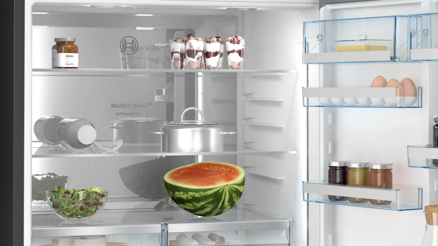 BOSCH KGP86AXB0N Serie 8 Alttan Donduruculu No-Frost Buzdolabı 186 x 86 cm Siyah Inox - 3