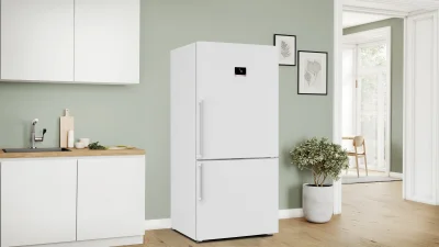 BOSCH KGP86FWC0N Serie 8 Alttan Donduruculu No-Frost Buzdolabı 186 x 86 cm Beyaz - 2