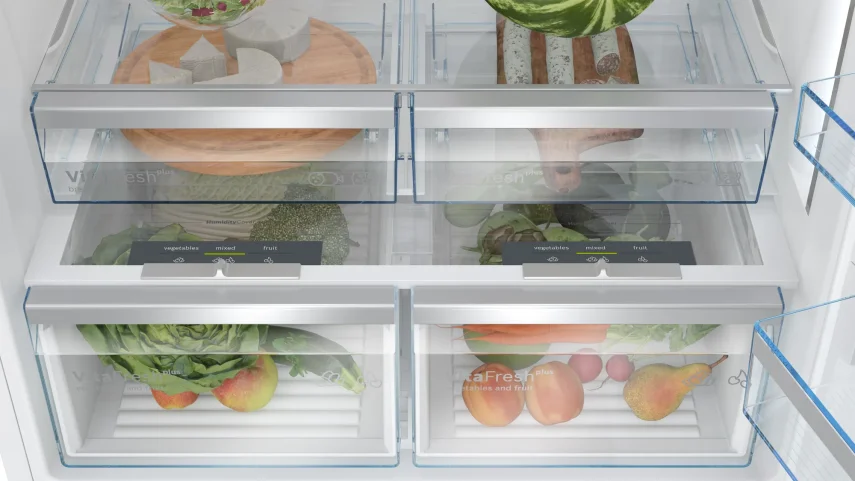 BOSCH KGP86FWC0N Serie 8 Alttan Donduruculu No-Frost Buzdolabı 186 x 86 cm Beyaz - 6