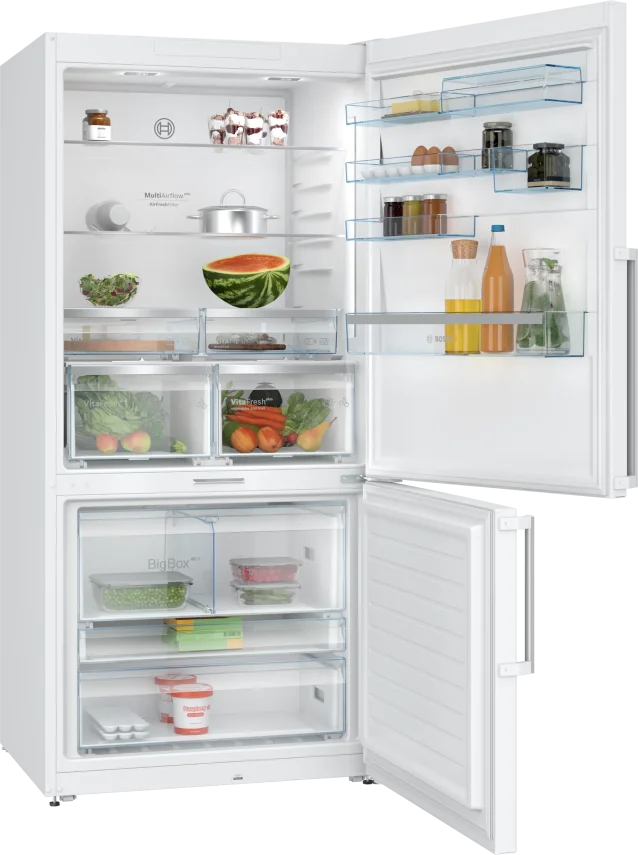 BOSCH KGP86FWC0N Serie 8 Alttan Donduruculu No-Frost Buzdolabı 186 x 86 cm Beyaz - 3