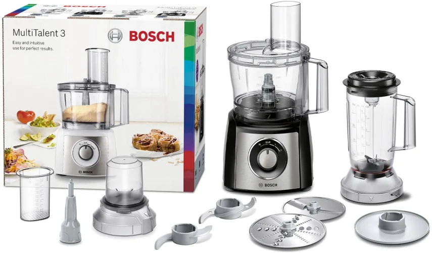 BOSCH MCM3501M Mutfak Robotu MultiTalent 3 800 W Siyah - 8