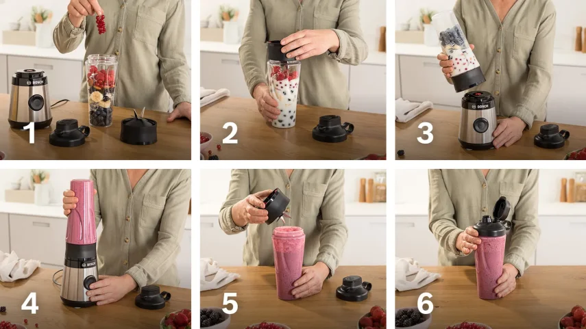 BOSCH MMB2111M Serie 2 Blender VitaPower 450 W Paslanmaz Çelik - 9