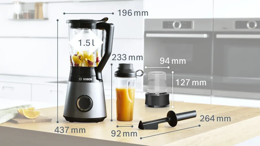 BOSCH MMB6177S Blender VitaPower 1200 W Metalik Inox Gümüş - 2