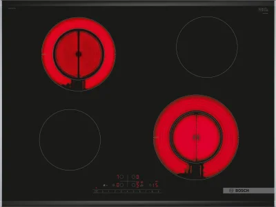 BOSCH PKG775FP2E Serie 6 Elektrikli Ocak 70 cm Siyah Çerçeveli - 1