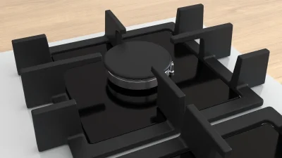 BOSCH PNN6B6P40O Serie 4 Gazlı Ankastre Ocak 60 cm Siyah - 5