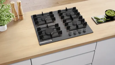 BOSCH PNN6B9P40O Serie 4 Gazlı Ankastre Ocak 60 cm Antrasit Gri - 4