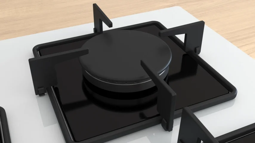 BOSCH PNQ7B2P30O Serie 4 Gazlı Ankastre Ocak 75 cm Beyaz - 5