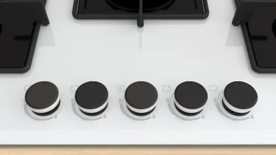 BOSCH PNQ7B2P30O Serie 4 Gazlı Ankastre Ocak 75 cm Beyaz - 2