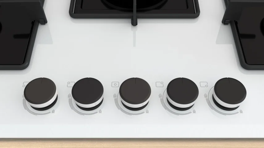 BOSCH PNQ7B2P30O Serie 4 Gazlı Ankastre Ocak 75 cm Beyaz - 2