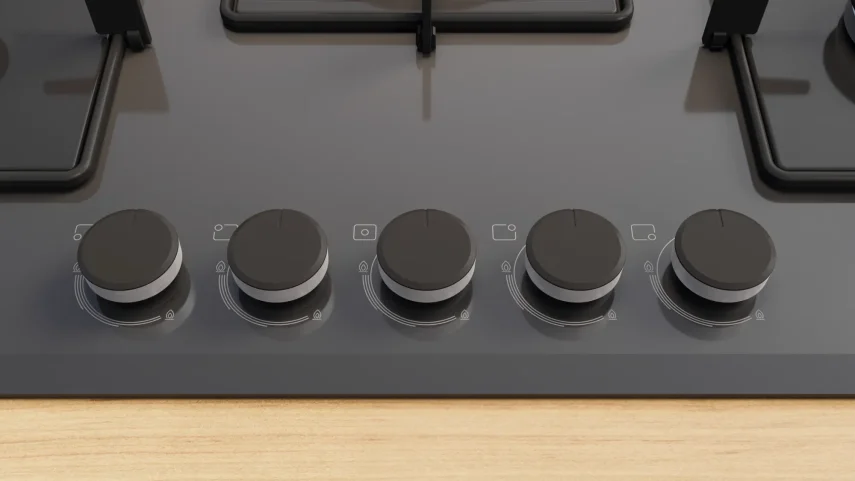 BOSCH PNQ7B9P30O Serie 4 Gazlı Ankastre Ocak 75 cm Antrasit Gri - 2