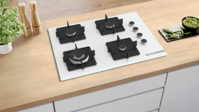 BOSCH POH7C2P30O Serie 4 Gazlı Ankastre Ocak 67 cm Beyaz - 4