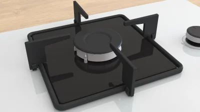 BOSCH POH7C2P30O Serie 4 Gazlı Ankastre Ocak 67 cm Beyaz - 5