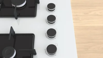 BOSCH POH7C2P30O Serie 4 Gazlı Ankastre Ocak 67 cm Beyaz - 2