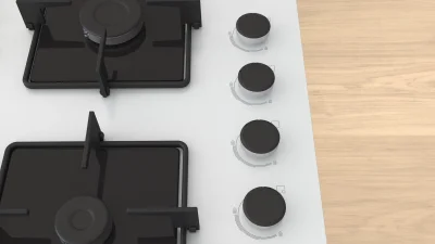 BOSCH POP0C2P30O Serie 4 Set Üstü Gazlı Ocak 60 cm Beyaz - 2